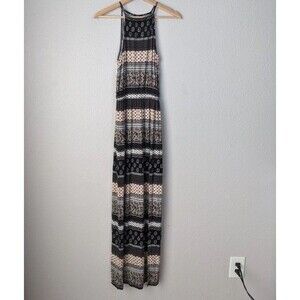 NWT American Eagle Outfitters Soft & Sexy Maxi Dress XXS Halter Slit Stretch Mb